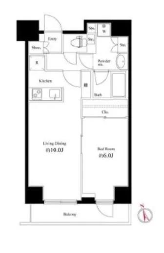ログ品川サンズ 14階 40.7㎡