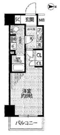 プレール・ドゥーク森下3 4階