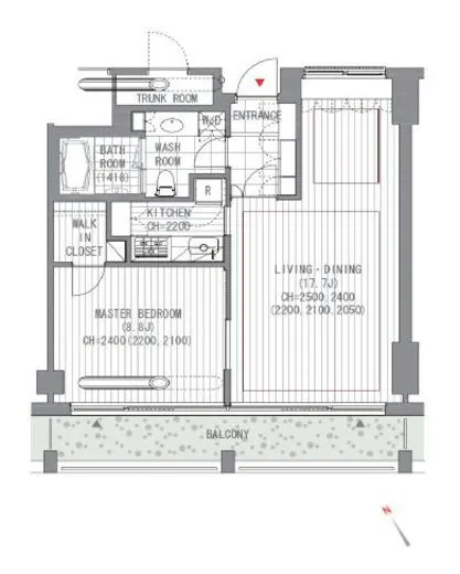表参道ヒルズゼルコバテラス ウエスト 3階 62.32㎡