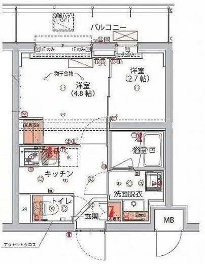 ハーモニーレジデンス神楽坂ヒルズthird 2階