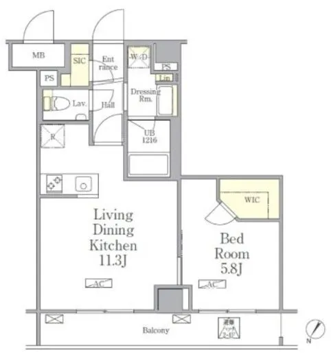 パークペルル池尻 306