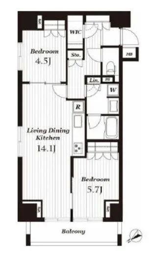 レグノ・カリテ品川シーサイド 2階 61.23㎡