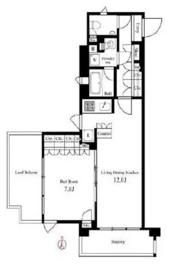 イプセ蒲田ウエスト 801