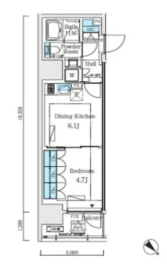 クロスレジデンス大崎 903