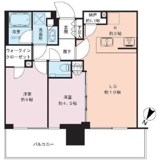 シティタワーズ東京ベイセントラル 20階 54.24㎡