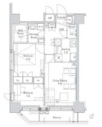 ＨＯＵＳＥ岩本町 1402