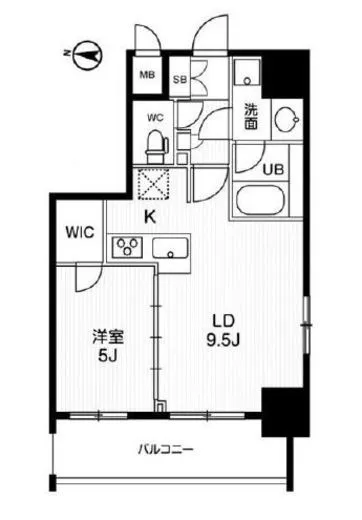 ジェノヴィア両国Ⅳスカイガーデン 2階 41.65㎡