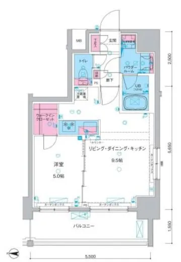 ジェノヴィア両国Ⅳスカイガーデン 4階 41.65㎡