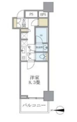 ブリリアタワー品川シーサイド 3階