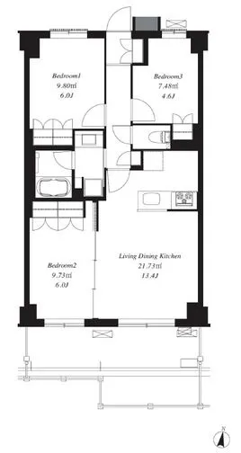 フレンシア洗足池 404