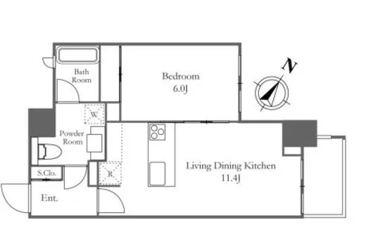 カーサスプレンディッド南麻布FLAT 5階 40.41㎡