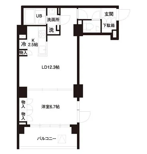 レジディア白金高輪 201