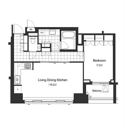 アパートメンツタワー麻布十番 1201