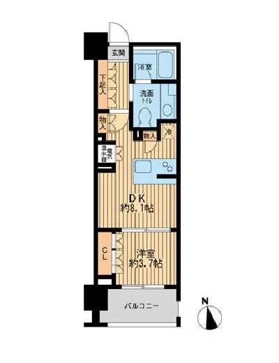 ニューシティアパートメンツ芝公園 1404