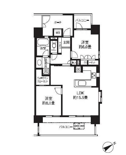 ライオンズシティ白金高輪 1204