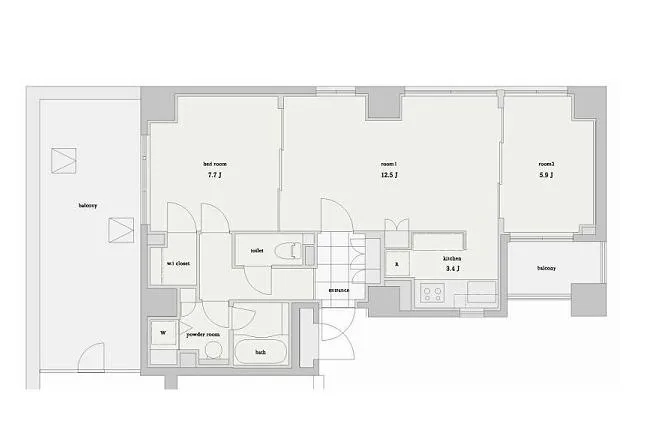 KDXレジデンス南麻布 1101