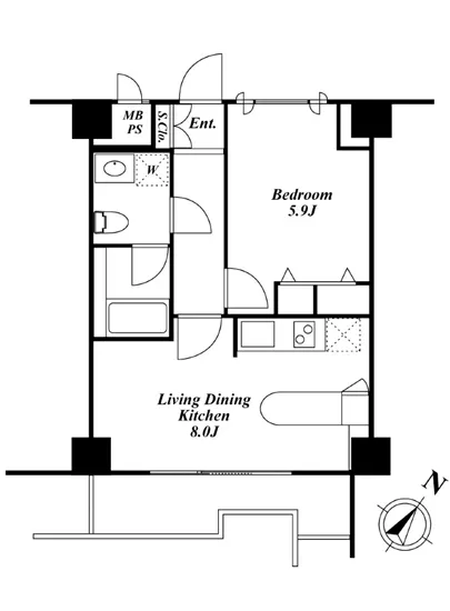 Roppongi Residences 1105