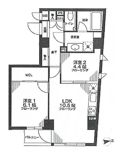クレア白金高輪 401