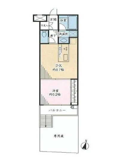 デュオ・スカーラ高輪 104
