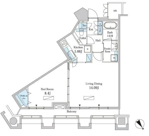 モメント汐留 1609