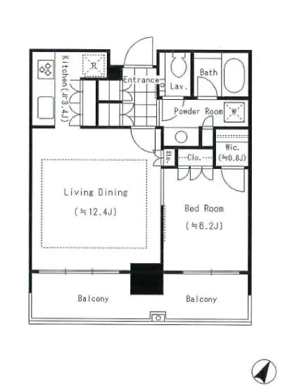 パークコート六本木ヒルトップ 606