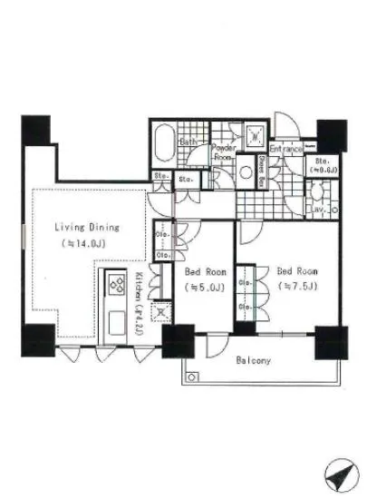 パークコート六本木ヒルトップ 802