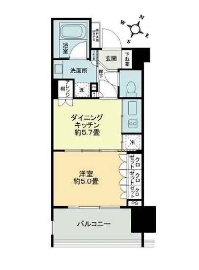 ライオンズアイル赤坂 2F