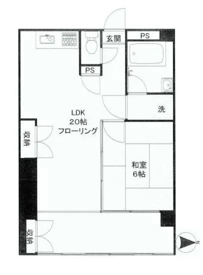 ツイン一の橋 2号棟 2062