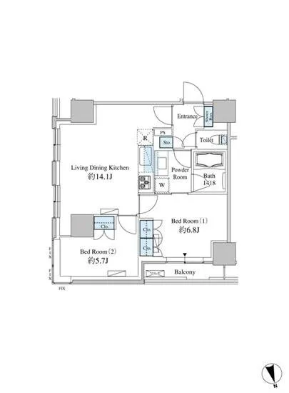 ベルファース芝浦タワー 2707