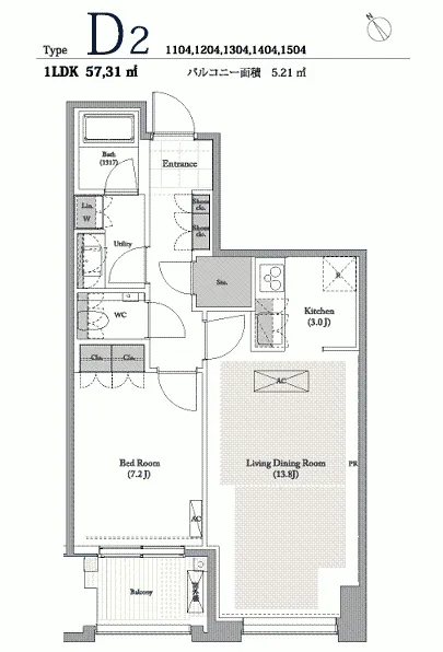 ベイサイド竹芝 1204