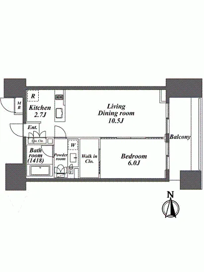 レジディア芝浦KAIGAN 205