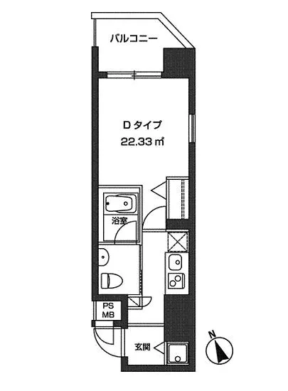 レジディア虎ノ門 801