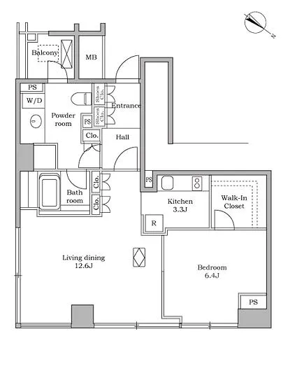 マジェスタワー六本木 2103