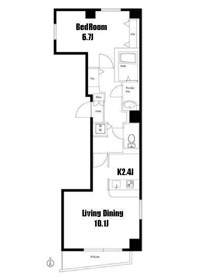グレイスコート西麻布1 202