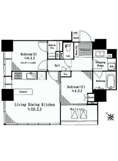 ザ・ヒルトップタワー高輪台 2104