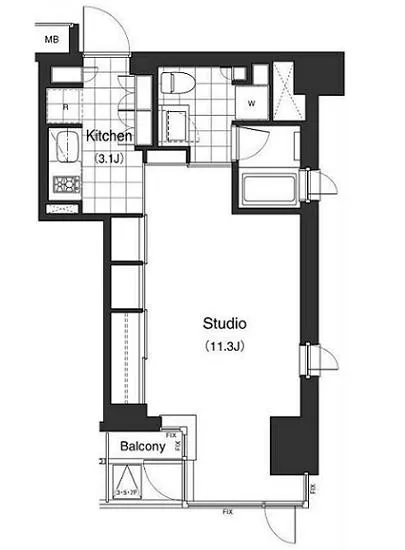 レジデンス白金パークフロント 204