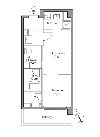 レジディア赤坂 102