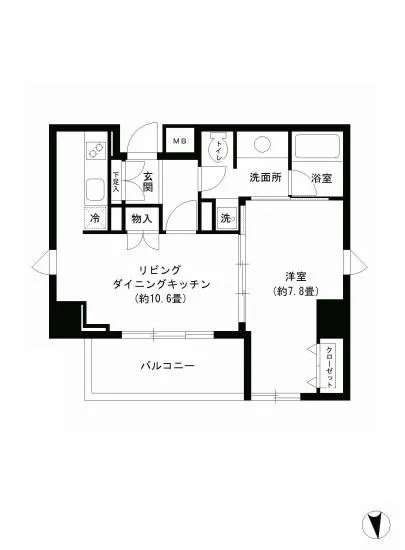 KDXレジデンス芝公園 1005