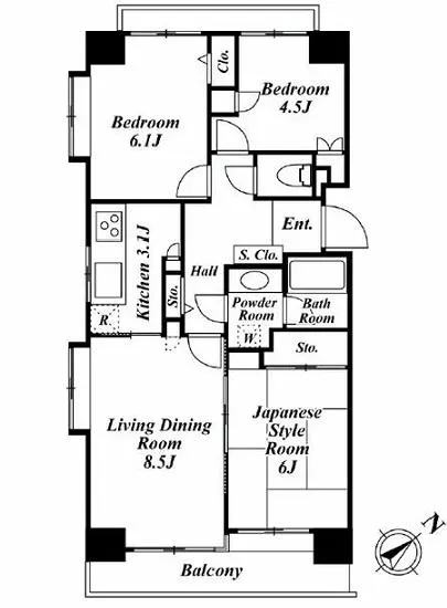 高輪パークホームズ 1006