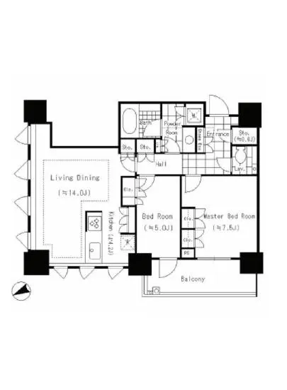 パークコート六本木ヒルトップ 1202
