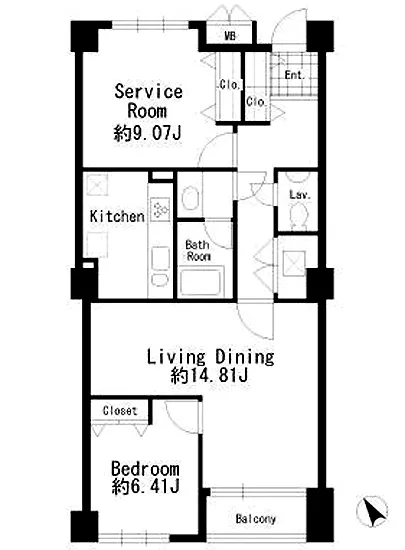 高輪第一マンションズ 205