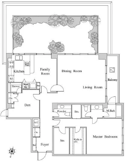 ウィスタリア南麻布(旧ヒルトップウィスタリア) 301