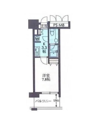 フォンテーヌ芝浦 1303