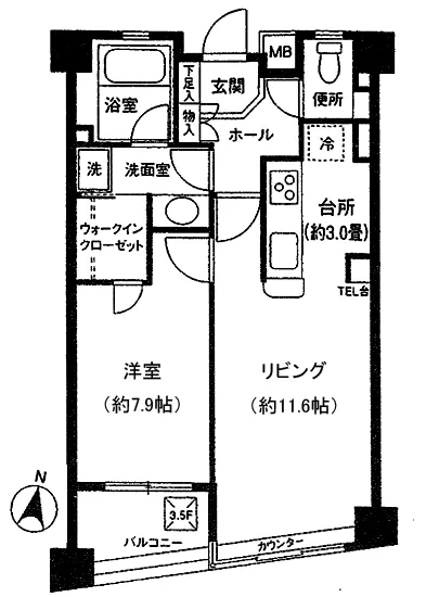 ノールフラット南麻布 304