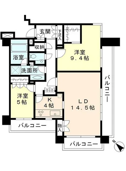 デュオフラッツ赤坂 702