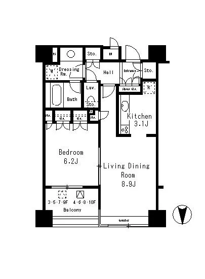 パークアクシス麻布仙台坂 602