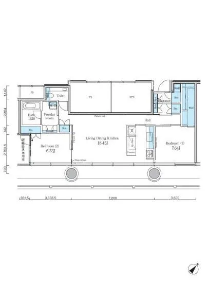 エル・セレーノ元赤坂レジデンス 1802