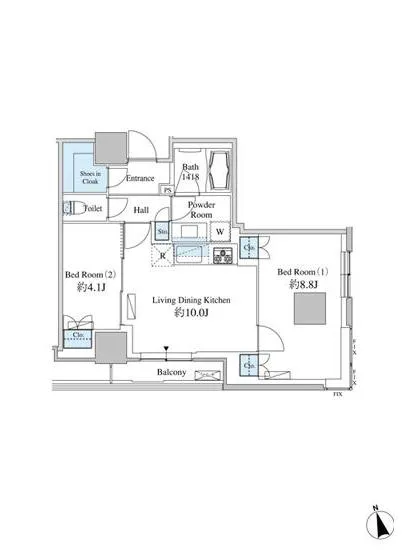 ベルファース芝浦タワー 2505