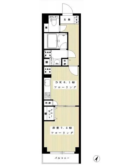 ライオンズマンション乃木坂 1F