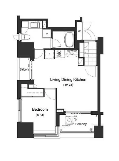 アパートメンツタワー麻布十番 1103